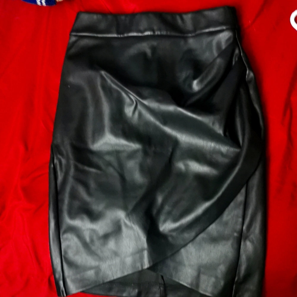 Dynamite xxs Leather Black Skirt